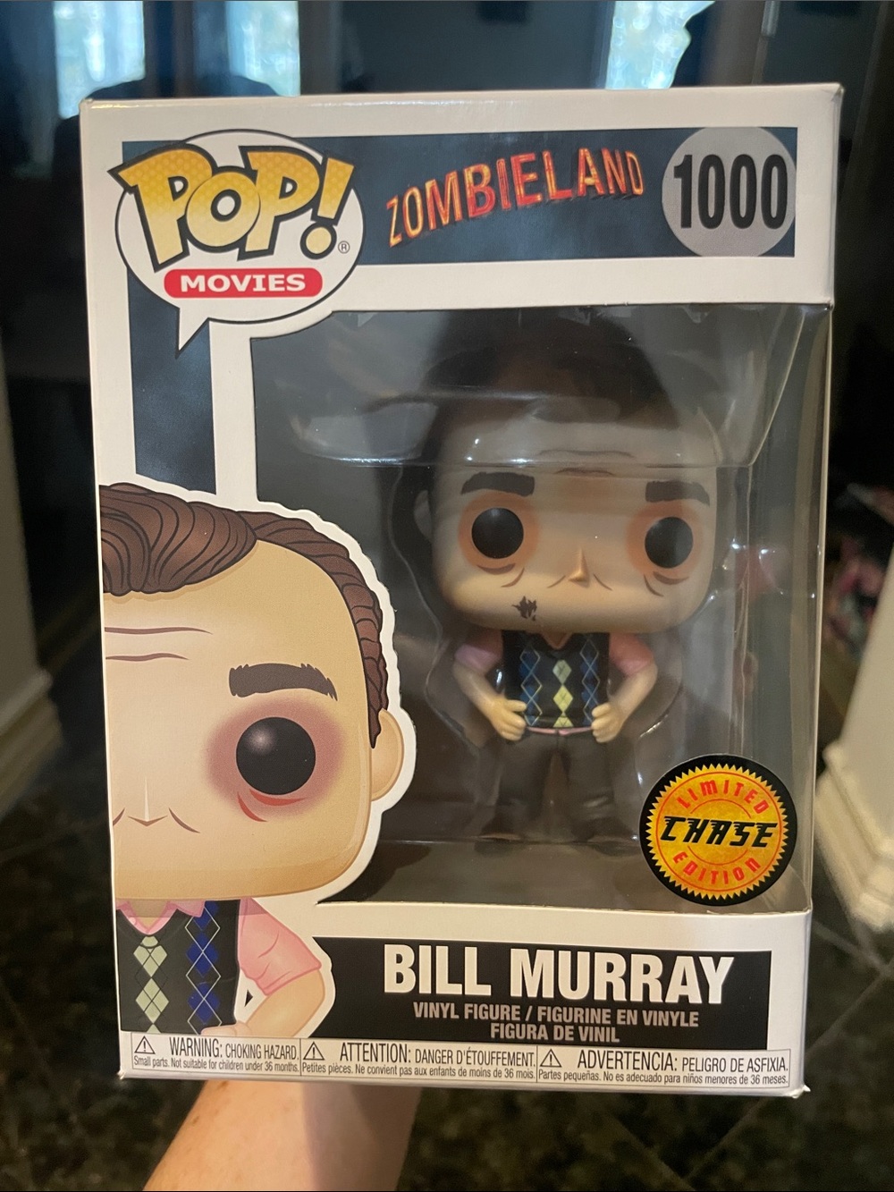 Funko Pop, Zombieland #1000 Bill Murray limited edition chase funko